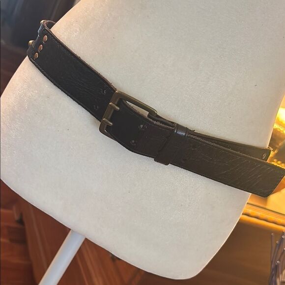 Vintage Gap Leather Belt with Grommets - Picture 1 of 8